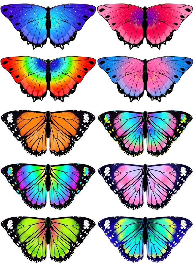 iROLEWIN Toddler Kids Butterfly-Wings for Girls Butterfly-Costume 10 Bulk Fairy Dress Up Wings as Boys Christmas Party Favors - Image 1
